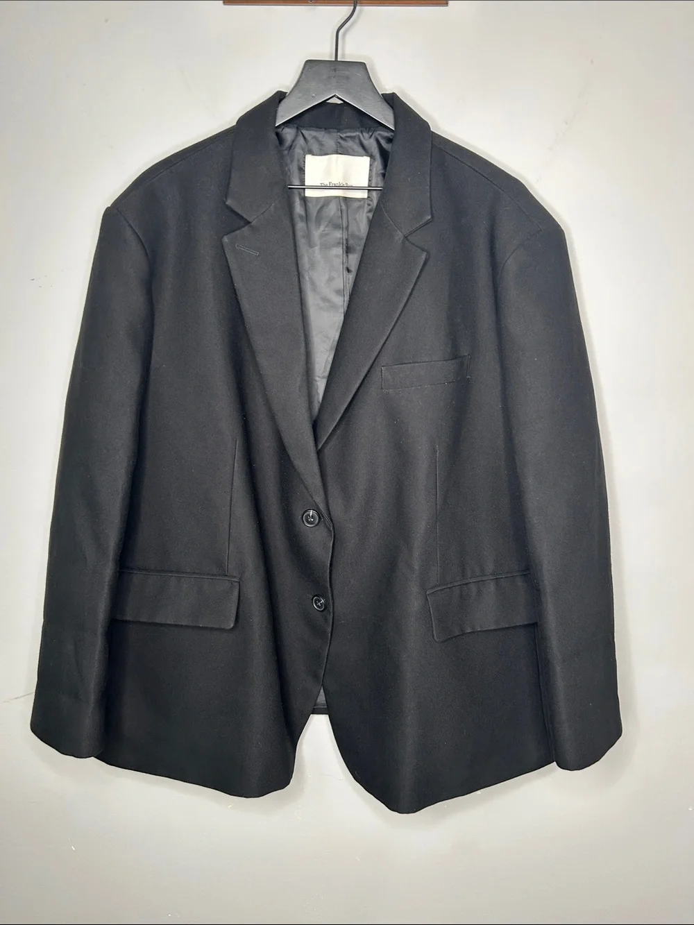The Frankie Shop Black Oversized BEO Blazer Size XL